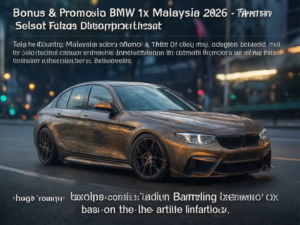 Promosi Bonus BMW 1x